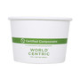 World Centric Paper Bowls, 32 oz, 4.4" Diameter x 5.8"h, White, 500/Carton (WORBOPA32) View Product Image