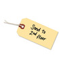 Avery Strung Shipping Tags, 11.5 pt Stock, 6.25 x 3.13, Manila, 1,000/Box
