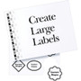 Avery Shipping Labels with TrueBlock Technology, Inkjet Printers, 8.5 x 11, White, 100/Box