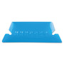 Pendaflex Transparent Colored Tabs For Hanging File Folders, 1/5-Cut, Blue, 2" Wide, 25/Pack