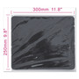 Innovera Large Mouse Pad, 9.87 x 11.87, Black