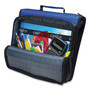 Case it Universal Zipper Binder, 3 Rings, 2" Capacity, 11 x 8.5, Purple/Gray Accents