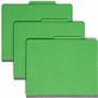 Smead Colored 2/5 Tab Cut Letter Recycled Classification Folder - 8 1/2" x 11" - 2" Expansion - 2 x 2B Fastener(s) - 2" for Folder - Top Tab Location - (SMD13702)