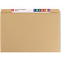 Smead Heavyweight Kraft File Folder, Straight Tabs, Letter Size, 0.75" Expansion, 11-pt Kraft, Brown, 100/Box
