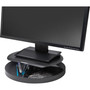 Kensington Spin2 Monitor Stand with SmartFit, 12.6" x 12.6" x 2.25" to 3.5", Black, Supports 40 lbs