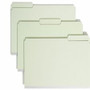 Smead 1/3 Tab Cut Letter Recycled Top Tab File Folder - 8 1/2" x 11" - 2" Expansion - Top Tab Location - Assorted Tab Position - 25 pt.
