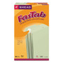 Smead FasTab Hanging Folders, Legal Size, 1/3-Cut Tabs, Moss, 20/Box