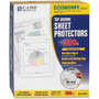 C-Line Economy Weight Poly Sheet Protectors, Reduced Glare, 2", 11 x 8.5, 200/Box