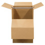 Bankers Box SmoothMove Wardrobe Box, Regular Slotted Container (RSC), 24" x 24" x 40", Brown/Blue, 3/Carton View Product Image