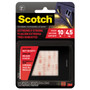 Scotch Extreme Fasteners, 1" x 1", White, 6/Pack (MMMRFD7020) View Product Image