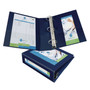 Avery Framed View Heavy-Duty Binders, 3 Rings, 3" Capacity, 11 x 8.5, Navy Blue