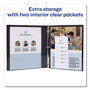 Avery Framed View Heavy-Duty Binders, 3 Rings, 3" Capacity, 11 x 8.5, Navy Blue