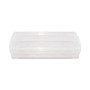 Advantus Super Stacker Pencil Box, 8.25" x 3.75" x 1.5", Clear