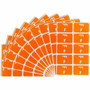 Smead AlphaZ ACCS Color-Coded Labels - F - x 1" Width x 1 5/8" Length - Orange - Laminated - 10 / Sheet