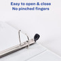 Avery Framed View Heavy-Duty Binders, 3 Rings, 1" Capacity, 11 x 8.5, Black
