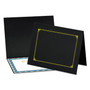 Universal Certificate/Document Cover, 8.5 x 11; 8 x 10; A4, Black, 6/Pack (UNV76895) View Product Image