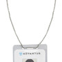 Advantus ID Badge Holder Chain, Metal Ball Chain Fastener, 36" Long, Nickel Plated, 100/Box