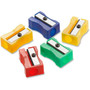 Westcott Plastic Manual Pencil Sharpener - 1 Hole(s) - Plastic - Assorted