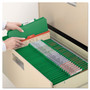 Smead 6-Section Pressboard Top Tab Pocket Classification Folders, 6 SafeSHIELD Fasteners, 2 Dividers, Letter Size, Green, 10/Box