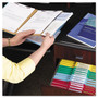 Smead 6-Section Pressboard Top Tab Pocket Classification Folders, 6 SafeSHIELD Fasteners, 2 Dividers, Letter Size, Green, 10/Box