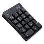 Adesso WKB6010UB Wireless 18-Key Numeric USB Keypad, Black