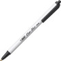 BIC Clic Stick 1.0mm Retractable Ball Pen - 1 mm Medium Pen Point - Retractable - Black Ink - White Barrel