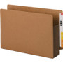 Smead Redrope Drop-Front End Tab File Pockets, Fully Lined 6.5" High Gussets, 3.5" Expansion, Legal Size, Redrope/Brown, 10/Box