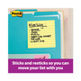 Post-it Notes Super Sticky Pads in Canary Yellow, Lined, 4 x 4, 90 Sheets/Pad, 4 Pads/Pack View Product Image