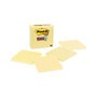 Post-it Notes Super Sticky Pads in Canary Yellow, Lined, 4 x 4, 90 Sheets/Pad, 4 Pads/Pack View Product Image