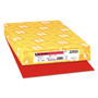 Astrobrights Color Paper, 24 lb Bond Weight, 11 x 17, Re-Entry Red, 500/Ream (WAU22553) View Product Image