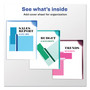Avery Corner Lock Document Sleeves, Letter Size, Assorted Colors, 6/Pack