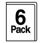 Avery Corner Lock Document Sleeves, Letter Size, Assorted Colors, 6/Pack