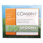 CONSERVE Corn Starch Cutlery, Spoon, White, 100/Pack (BAU10232) View Product Image