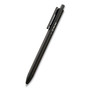 TRU RED Quick Dry Gel Pen, Retractable, Bold 1 mm, Black Ink, Black Barrel, 5/Pack