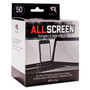 Read Right AllScreen Cleaning Kit with (1) 6 x 6 Microfiber Cloth, (50) 4 x 5 Individually Wrapped Pre-Saturated Wipes, Unscented, White