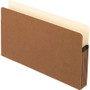 Pendaflex Legal Recycled File Pocket - 8 1/2" x 14" - 5 1/4" Expansion - 11 pt. - Redrope, Fiber - Red Fiber