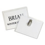 C-Line Name Badge Kits, Top Load, 4 x 3, Clear, 50/Box