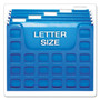 Pendaflex Desktop File With Hanging Folders, Letter Size, 6" Long, Blue (PFX23011) View Product Image