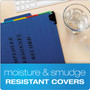 Pendaflex Hanging-Style Personnel Folders, 5 Dividers with 1/5-Cut Tabs, Letter Size, 1/3-Cut Exterior Tabs, Blue
