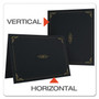 Oxford Certificate Holder, 11.25 x 8.75, Black, 5/Pack