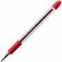 Pentel R.S.V.P. Ballpoint Stick Pens - 0.7 mm Fine Pen Point - Refillable - Red Ink - Clear Barrel