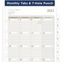 AT-A-GLANCE Calendar Refill,7HP,Daily,12 Mths,Jan-Dec,5-1/2"x8-1/2",WE (AAG481125) View Product Image