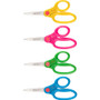 Westcott Kids' Scissors with Antimicrobial Protection, Pointed Tip, 5" Long, 2" Cut Length, Randomly Assorted Handle Color