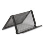 TRU RED One Compartment Business Card Holder, Holds 50 Cards, 3.07 x 0.15 x 4.4, Metal, Black