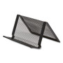 TRU RED One Compartment Business Card Holder, Holds 50 Cards, 3.07 x 0.15 x 4.4, Metal, Black