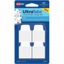Avery Ultra Tabs Repositionable Mini Tabs - 40 Tab(s) - 10 Tab(s)/Set - Clear Film, White Paper Tab(s)
