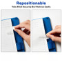 Avery Ultra Tabs Repositionable Mini Tabs - 40 Tab(s) - 10 Tab(s)/Set - Clear Film, White Paper Tab(s)
