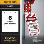 Avery UltraDuty Plastic Tags, 5.5" x 2.83" , White(62400) - 2.92" Length x 5.50" Width - Plastic, Polyester - Matte White