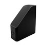 Advantus Fusion Magazine File, 3.5 x 9.5 x 12, Black/Gray