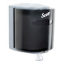 Scott Roll Center Pull Towel Dispenser, 10.3 x 9.3 x 11.9, Smoke/Gray (KCC09989) View Product Image